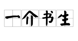 一介书生
