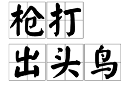 枪打出头鸟